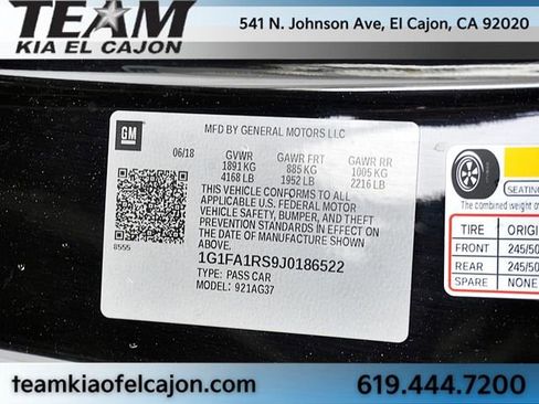 Used 2018 Chevrolet Camaro LS RWD image 38