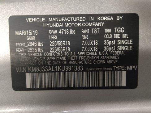 Used 2019 Hyundai Tucson SEL FWD image 33
