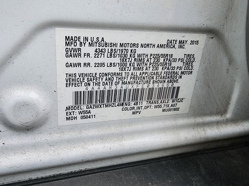 Used 2015 Mitsubishi Outlander Sport ES image 22