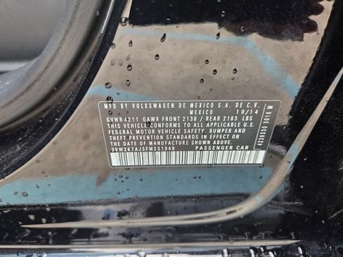 Used 2015 Volkswagen Jetta S w/ Welcome Package FWD image 29