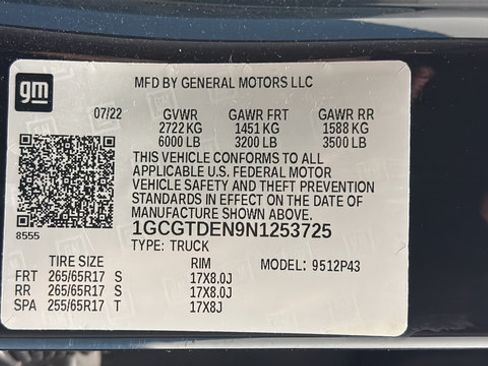 Used 2022 Chevrolet Colorado Z71 w/ Z71 Midnight Edition AWD/4WD image 28