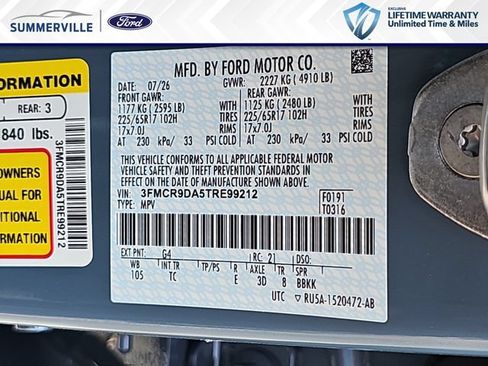 New 2026 Ford Bronco Sport Badlands AWD/4WD image 35