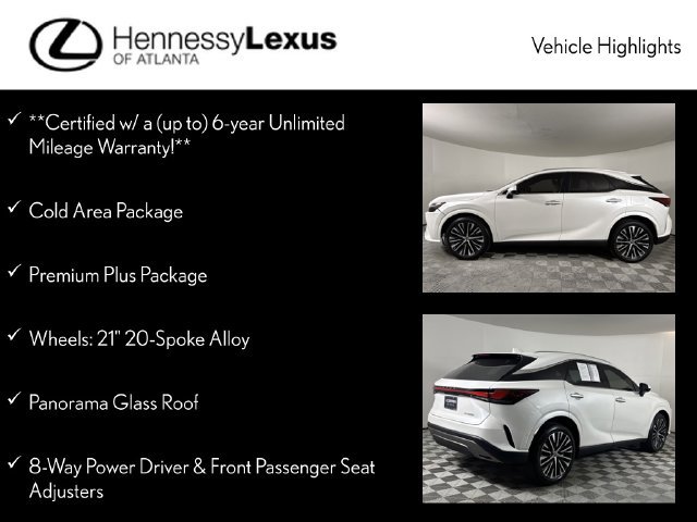 Certified 2023 Lexus RX 350 Premium Plus w/ Cold Area Package FWD image 12