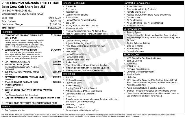 Used 2020 Chevrolet Silverado 1500 LT Trail Boss AWD/4WD image 23
