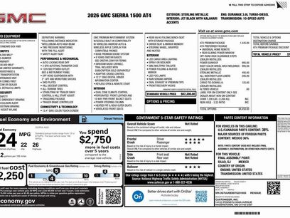 New 2026 GMC Sierra 1500 AT4 w/ AT4 Premium Package