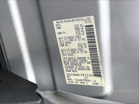 Certified 2021 Nissan Rogue SV FWD image 33