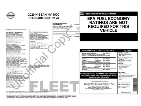 Used 2020 Nissan NV 1500 SV RWD image 8