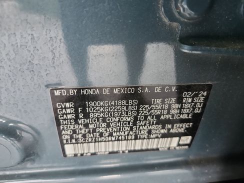 Certified 2024 Honda HR-V Sport image 19
