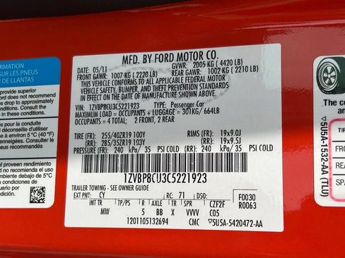 Used 2012 Ford Mustang Boss 302 w/ Boss 302 Accessory Pkg RWD image 45