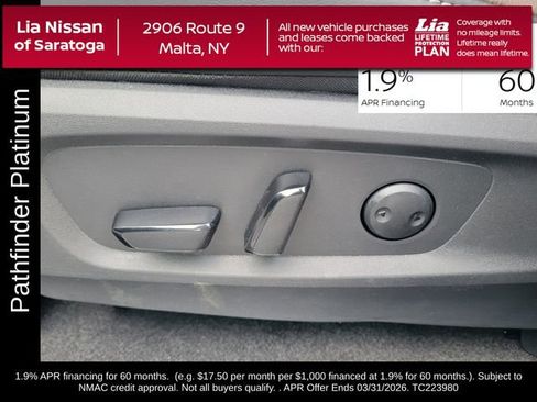 New 2026 Nissan Pathfinder Platinum image 13