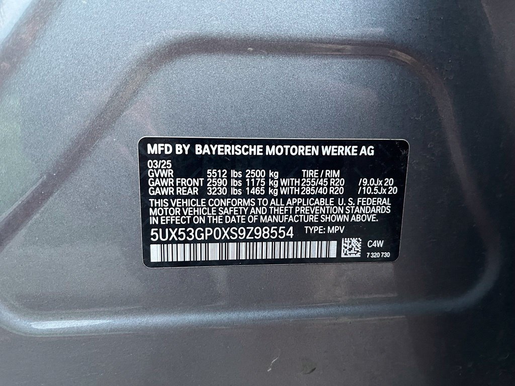 Certified 2025 BMW X3 xDrive30i w/ Premium Package AWD/4WD image 9
