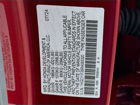 Used 2024 Honda Accord EX image 12