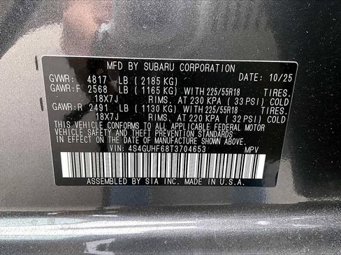 New 2026 Subaru Crosstrek 2.5i Sport AWD/4WD image 19