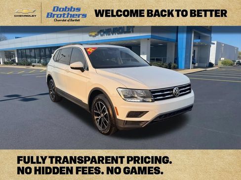 Used 2021 Volkswagen Tiguan SE w/ Panoramic Sunroof Package FWD image 1