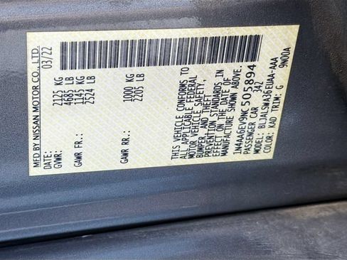 Used 2022 Nissan Maxima SR w/ Sport Mat Group FWD image 30