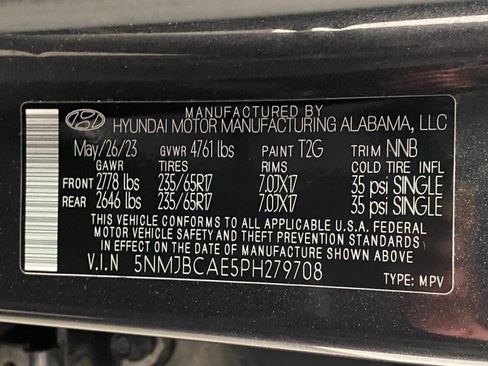Certified 2023 Hyundai Tucson SEL AWD/4WD image 33