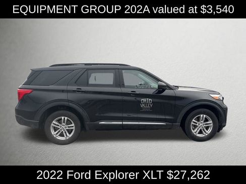 Used 2022 Ford Explorer XLT w/ Equipment Group 202A image 2