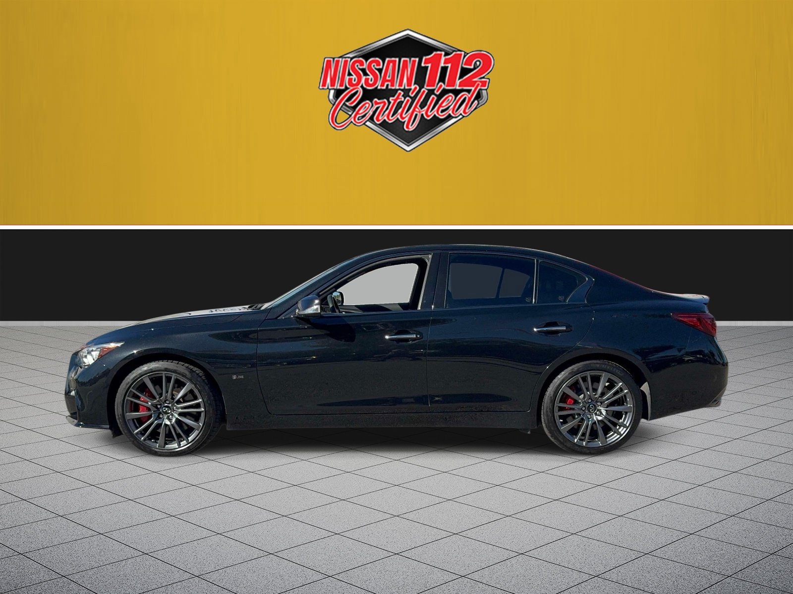 Used 2021 INFINITI Q50 Red Sport 400 AWD/4WD image 3