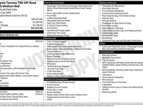 Certified 2026 Toyota Tacoma TRD Off-Road AWD/4WD image 33