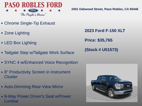 Used 2023 Ford F150 XLT w/ Equipment Group 301A Mid AWD/4WD image 30