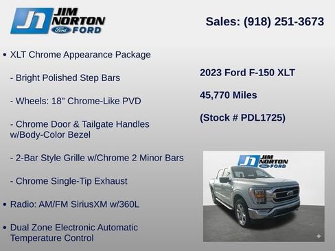 Used 2023 Ford F150 XLT w/ Equipment Group 302A High AWD/4WD image 16