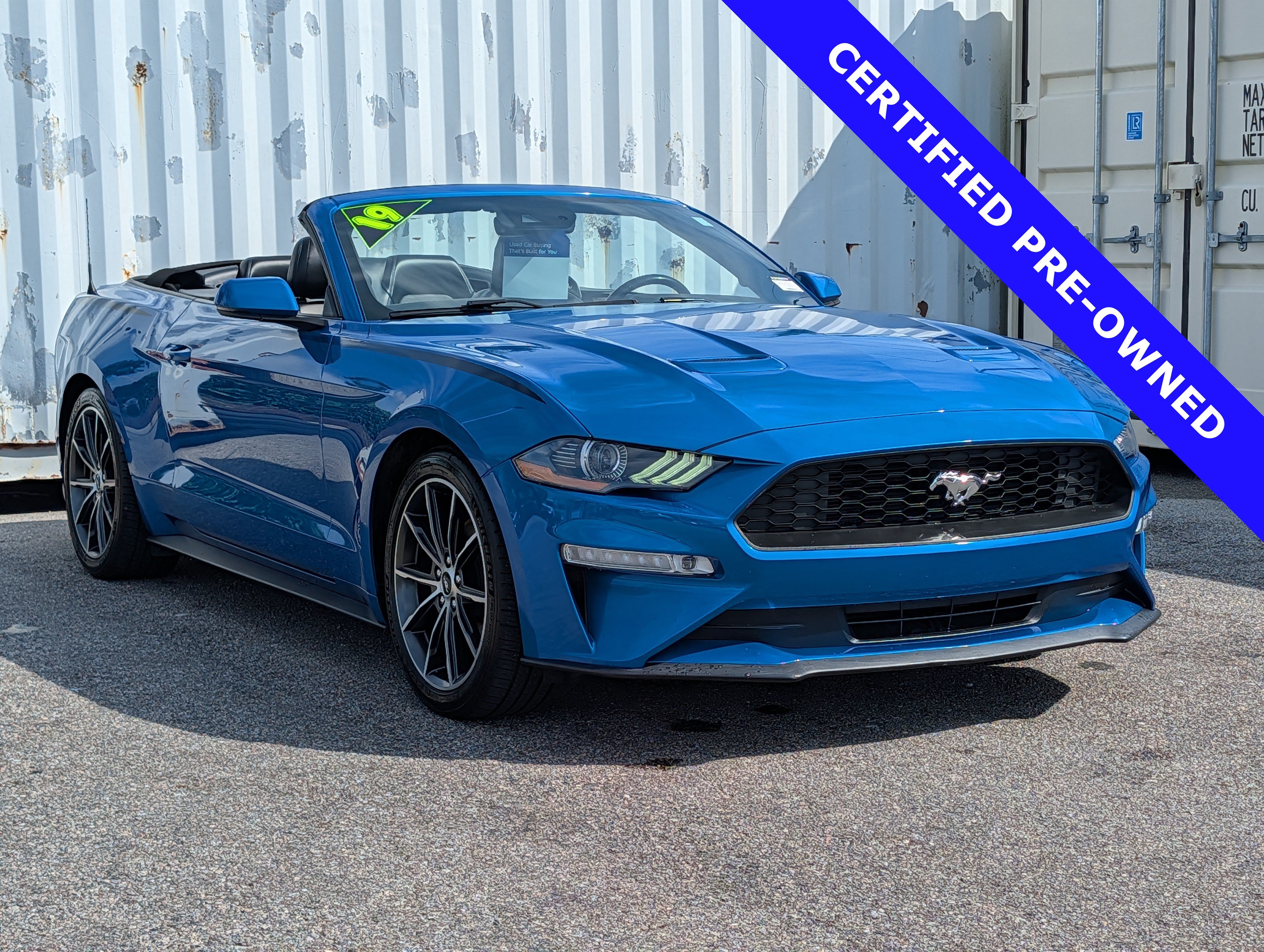 Certified 2019 Ford Mustang Premium w/ Equipment Group 201A RWD image 1