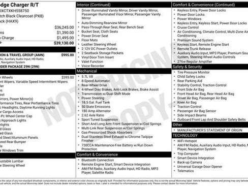 Used 2019 Dodge Charger R/T w/ Navigation & Travel Group image 23