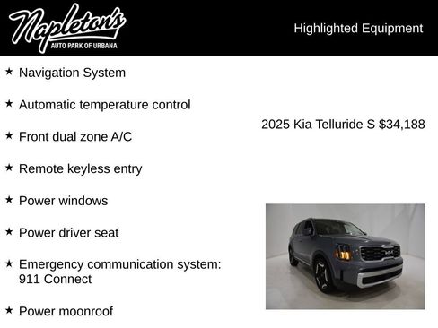 Used 2025 Kia Telluride S FWD image 15