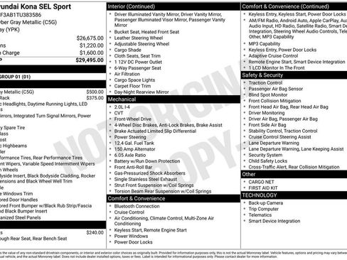 New 2026 Hyundai Kona SEL Sport image 20