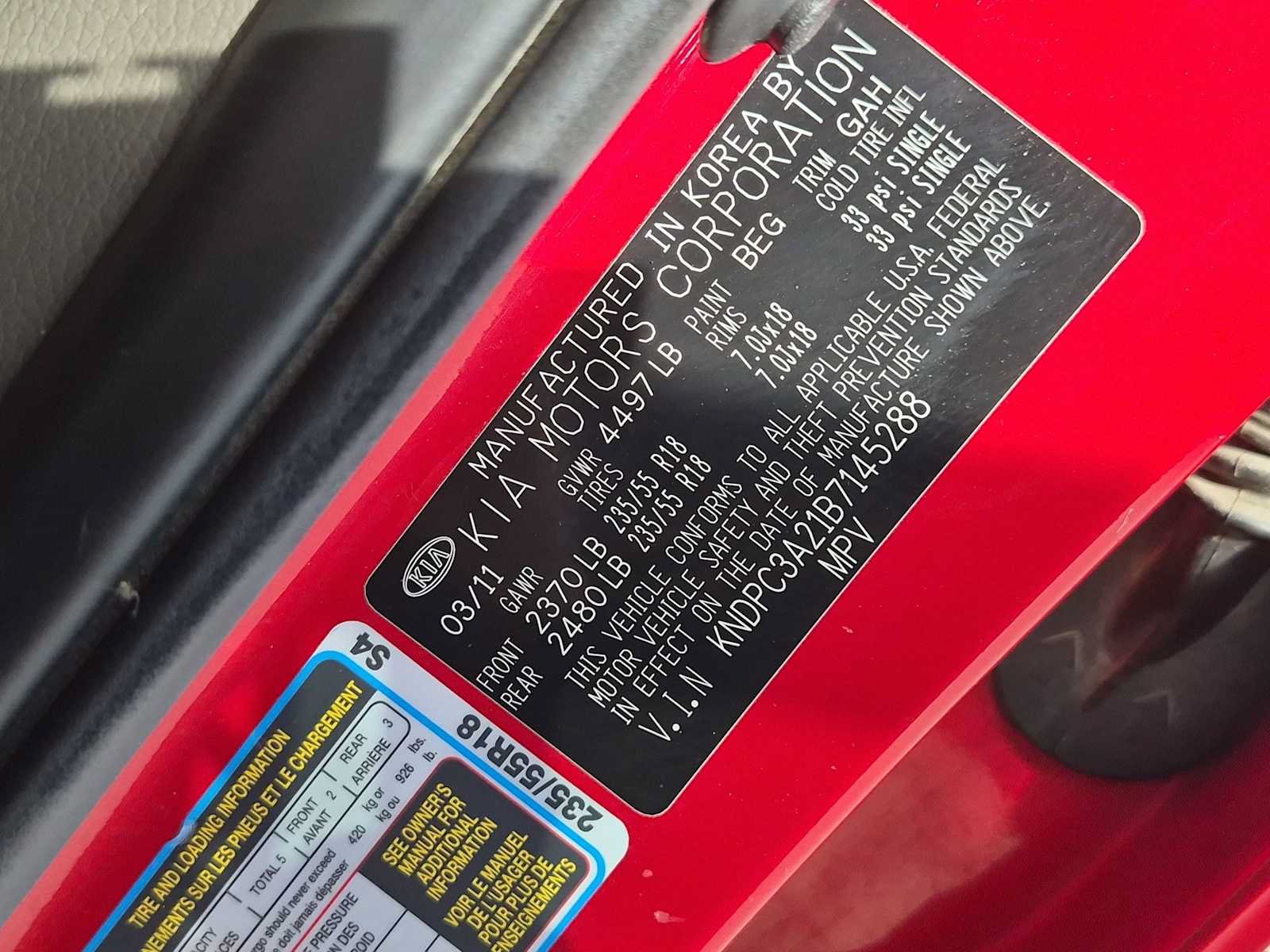 Used 2011 Kia Sportage EX FWD image 32