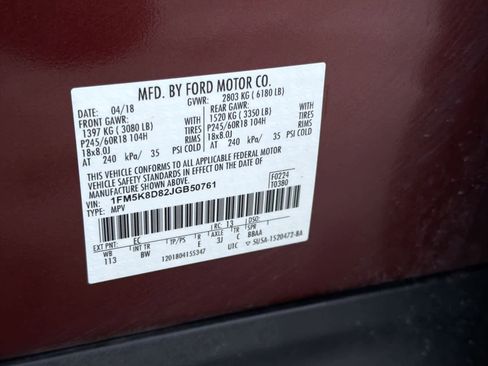 Used 2018 Ford Explorer XLT w/ Equipment Group 202A image 36