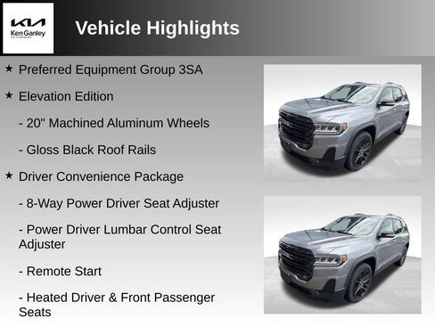 Used 2022 GMC Acadia SLE w/ Driver Convenience Package AWD/4WD image 2