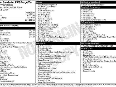 Used 2023 RAM ProMaster 2500 FWD image 45