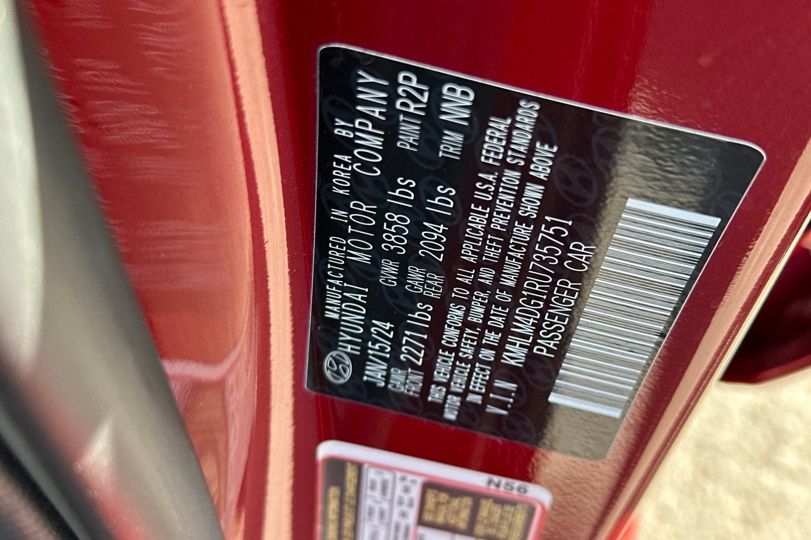 Used 2024 Hyundai Elantra SEL FWD image 32