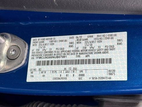 Certified 2022 Ford Escape SE w/ Convenience Package image 25