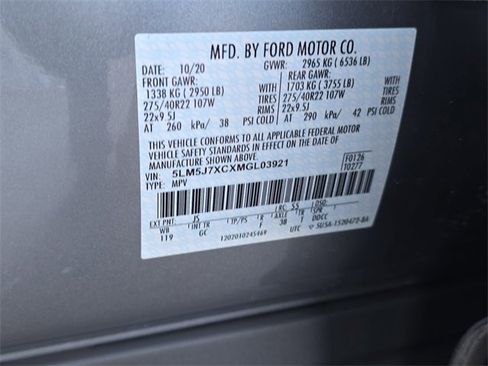 Used 2021 Lincoln Aviator Reserve w/ Equipment Group 201A image 39