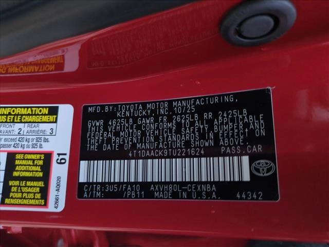 Certified 2026 Toyota Camry LE FWD image 24