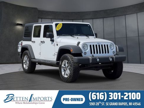 Used 2018 Jeep Wrangler Unlimited Sport S AWD/4WD image 1