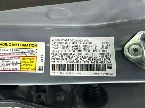 Certified 2024 Honda Civic Touring image 33