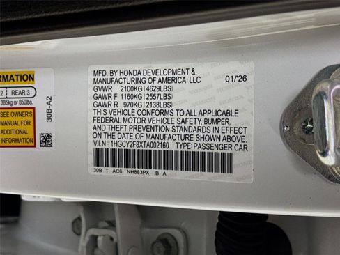 New 2026 Honda Accord Touring image 31