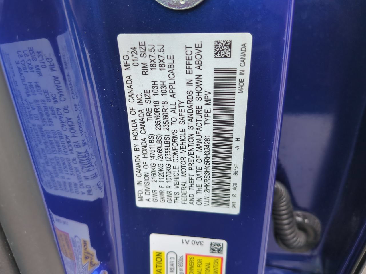Certified 2024 Honda CR-V EX image 22