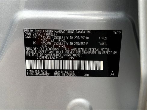 Used 2018 Toyota RAV4 Adventure w/ Plus Extra Value Package image 32