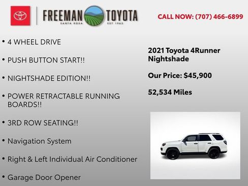 Used 2021 Toyota 4Runner Nightshade AWD/4WD image 10