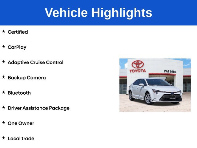 Certified 2023 Toyota Corolla LE FWD image 5