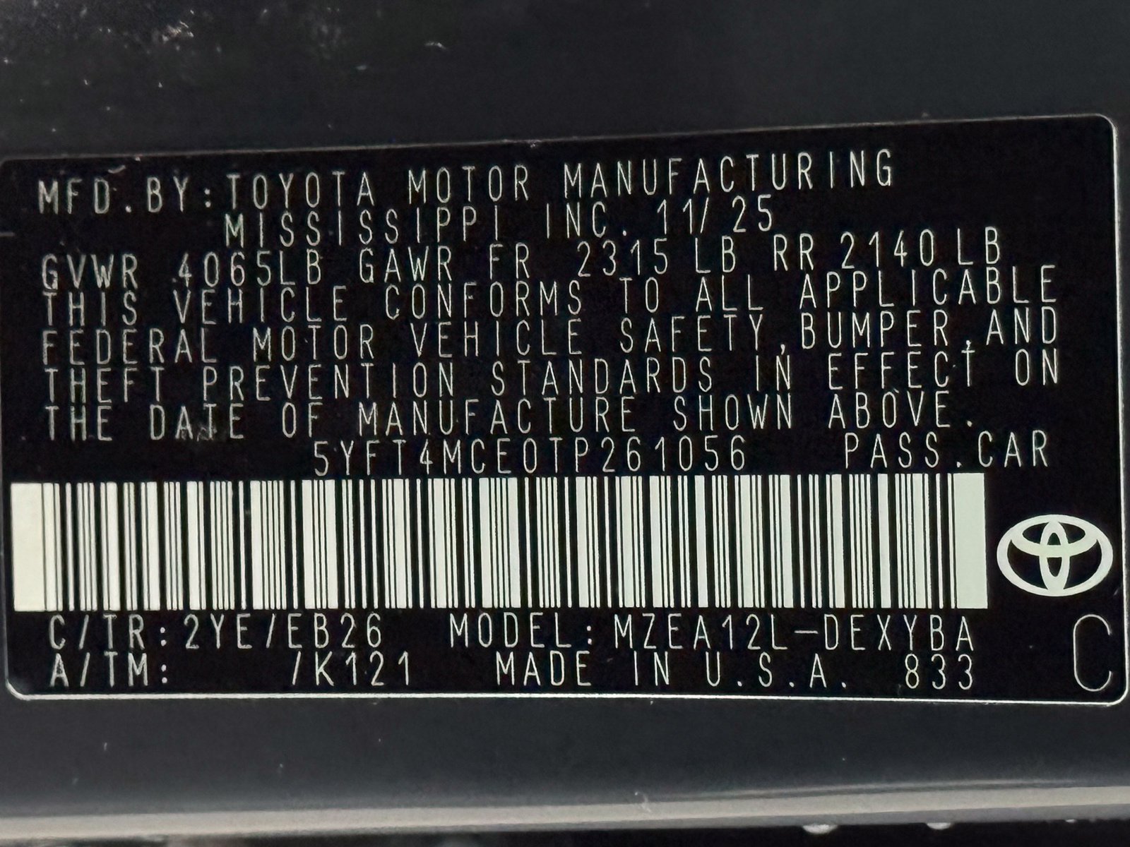 Used 2026 Toyota Corolla XSE FWD image 16