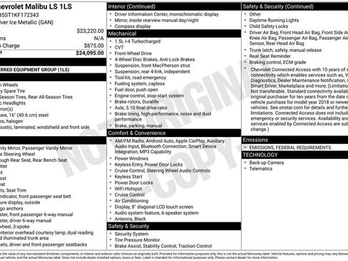 Used 2019 Chevrolet Malibu LS image 6