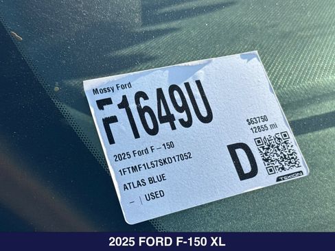 Used 2025 Ford F150 XL w/ Equipment Group 103A High AWD/4WD image 2
