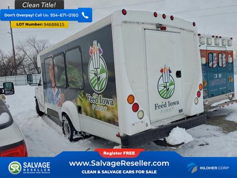 Used 2013 Ford E-350 and Econoline 350 Super Duty w/ Shuttle Bus Prep Pkg image 3