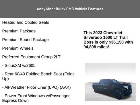 Used 2023 Chevrolet Silverado 1500 LT Trail Boss w/ Protection Package image 8