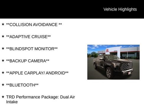 Certified 2026 Toyota Tundra Capstone AWD/4WD image 3
